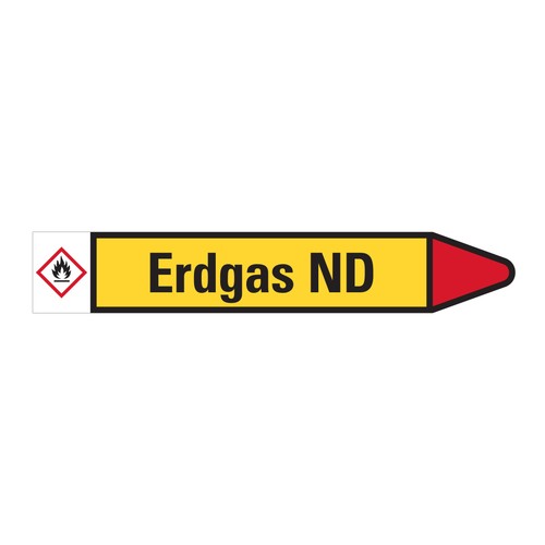 Rohrleitungskennz erdgas nd - erdgas,