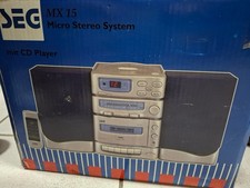 NEU/OVP: SEG MX 15 Micro Stereo System mit CD-Player - UNBENUTZT 🎶