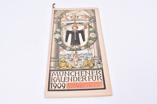Münchener kalender 1909 otto - kalender,