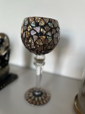 Mosaik Glas Kelch Kander Halter 12 Zoll