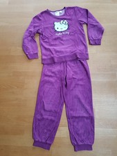 Hello Kitty Mädchen Schlafanzug Nicki Gr. 122 / 128 lila H&M