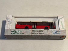 Rietze MAN Bus NL 202-2 H0 Vestische Herten 75009 Collectors Edition Nr. 83 OVP