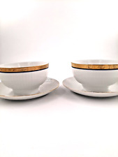 Winterling Kirchenlamitz Sauciere weiß/kobaltblau mit Goldrand Vintage Geschirr