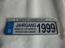 Albatros Namensschilder