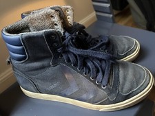 HUMMEL Slimmer Sneaker Schuhe STADIL JR high Schwarz Halbschuhe Gr. 37 Jungen