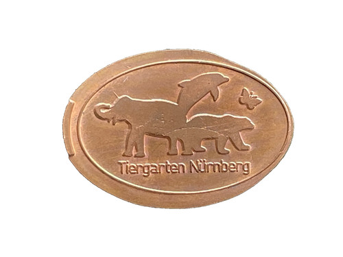 Elongated coin quetschmünze - elongated,