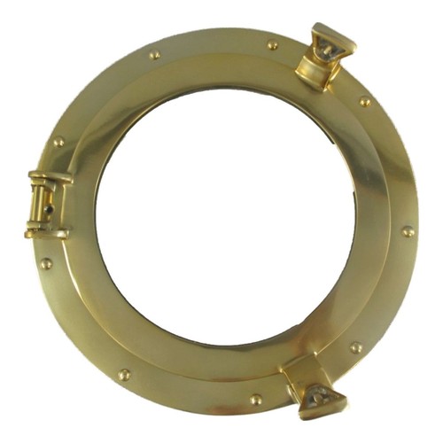 Bullauge spiegel messing - spiegel,