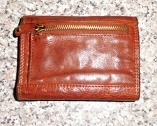 Vera Pelle Leder Geldbörse Herren Portemonnaie Farbe Braun