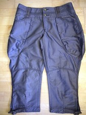 ?STEFANEL?tolle Jodhpur Hose Capri Hose Braun glänzender Stoff  36*Toller Look