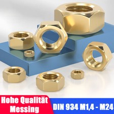 Sechskantmuttern Messing DIN