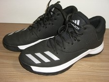Adidas Basketball Schuhe UK 12, schwarz/weiss, Gr. 47 1/3, wie NEU!, Court Fury