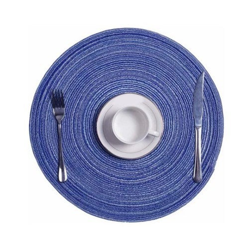 Blaues 4er set - 4er-set, runde