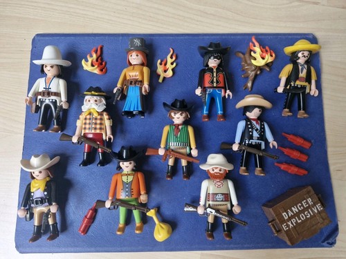 10x cowboys western soldaten - 10x,