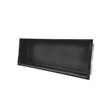 GFK Rechteckbecken (Schwarz)