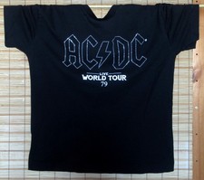 SCHWARZES BANDSHIRT - TOURSHRT