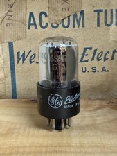 6SN7GTA GE side O-getter, used, test good