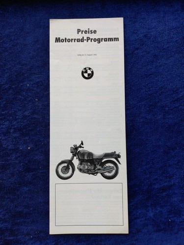 Bmw motorrad preisliste - bmw,