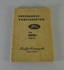 Betriebsanleitung / Handbuch Ford Typ "Eifel" 5 / 34 PS Baujahr 1935 - 1939