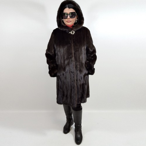 Saga mink fur coat - saga,