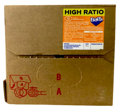Fanta high ratio postmix - ratio,