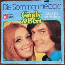 Cindy & Bert, Die Sommermelodie, Single, 7",  ESC Beitrag 1974