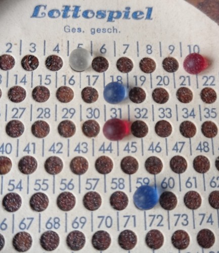 Altes spiel lotto bakelit - altes,