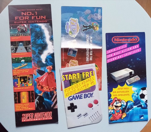 Flyer katalog nintendo - flyer, snes