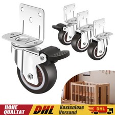 Möbelrollen Lenkrollen Laufrollen Transportrollen Kastenrolle Bremse Doppelrolle