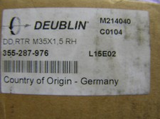 DEUBLIN DREHDURCHFÜHRUNG DD RTR  M35x1,5RH  -NEU-