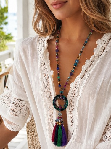 Boho halskette damen kette - boho,