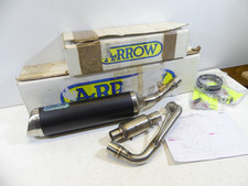 Yamaha YZF-R 125 -- Auspuff Arrow Alu/schwarz/Edelstahl 1in1 M00484