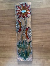 Schönes Kupfer Bild Wandbild, Nentwig Relief, Handarbeit, guter Zustand, 30x8 cm
