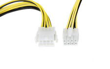 ATX 12V EPS 8-pin Verlängerungs Stromkabel / Extensioncord Male to Female 20 cm