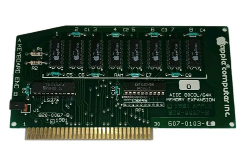 Apple iie 820 0067 607 - iie, 607-0103