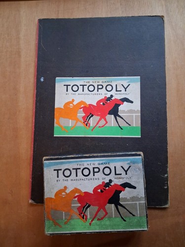 Vintage totopoly brettspiel - vintage,