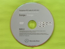 DVD NAVIGATION MERCEDES-BENZ AUDIO 50 APS DEUTSCHLAND 2013 A B E GL M R NTG 2.5