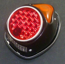 Eber Rücklicht - mit Bremslicht - schwarz - z.B. BMW R 25/3 - R 51/3 bis R 68