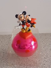 Disney Mickey und Minnie Mouse Weihnachtsornament, Weihnachtskugel, Herz