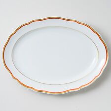 Meissen Platte oval Koralle 30 cm 2. Wahl neuwertig