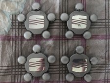 4x Alufelgendeckel Nabendeckel Felgendeckel Seat Ibiza III 6L 6L0601149E