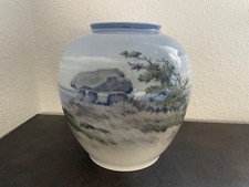 Royal Copenhagen Vase mit Landschaftsmotiv 2316/35A - 1. Wahl