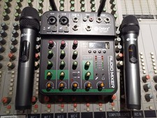 Mischpult USB Bluetooth Funkmikrofone