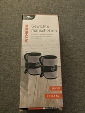 Sport-Thieme Gewichtsmanschetten für Handgelenk/Fußgelenk 2er Set Schwarz