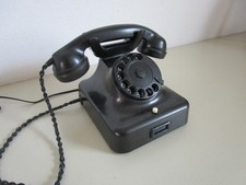 Altes Bakelit Telefon W48  mit Wählscheibe  1960