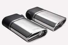 Endrohre Edelstahl für VW Touareg 2,5 2.5 R5 TDI Auspuffblende Sportauspuff