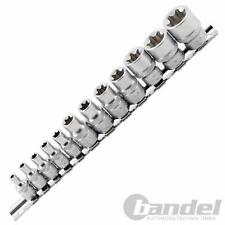 BGS AUßEN-TX NUSS-SATZ E-PROFIL NÜSSE STERN für 1/4"+3/8" Knarre z.B. OPEL etc.