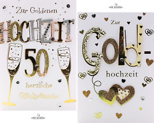 avan carte Karte Goldhochzeit