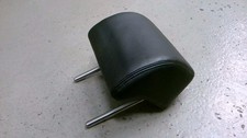 Kopfstütze Leder Schwarz