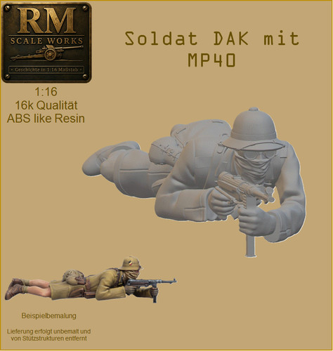 Ww2 wehrmacht figur - 1:16,