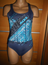OLDSCHOOL ALEX  SCHWIMMANZUG GR 40 BLAU   BADEANZUG WETTKAMPFANZUG